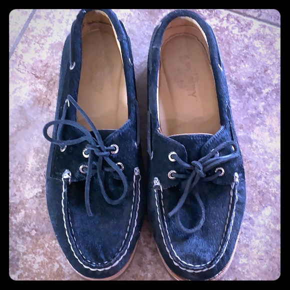 Black Sperry Loafers - Picture 1 of 5